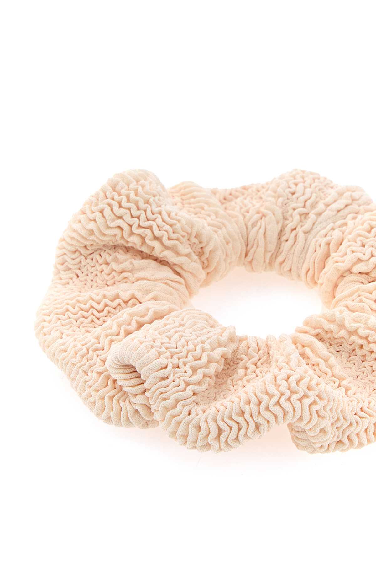 HUNZA G Light Pink Mini Fabric Scrunchie