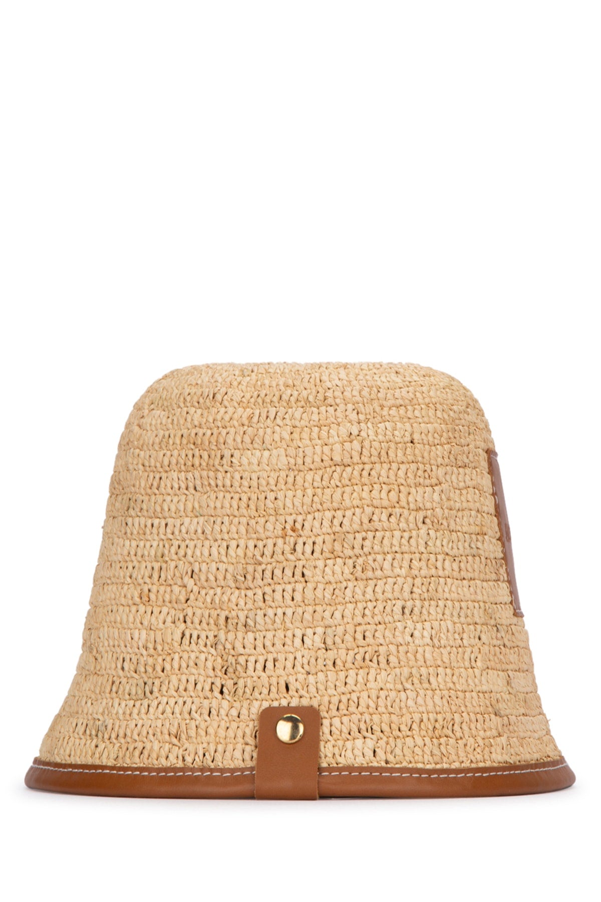 JACQUEMUS Light Brown Raffia Bucket Hat
