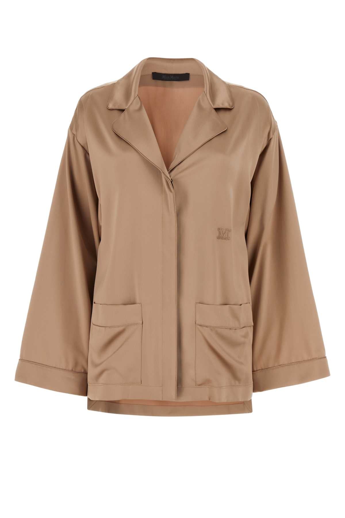 PIANOFORTE Antiqued Satin Vasaio Shirt for Women