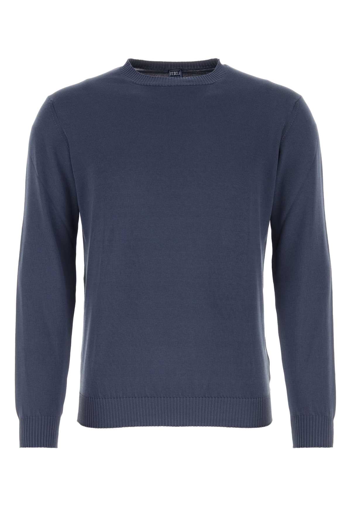 FEDELI Modern Cotton Sweater for Men - SS24 Collection