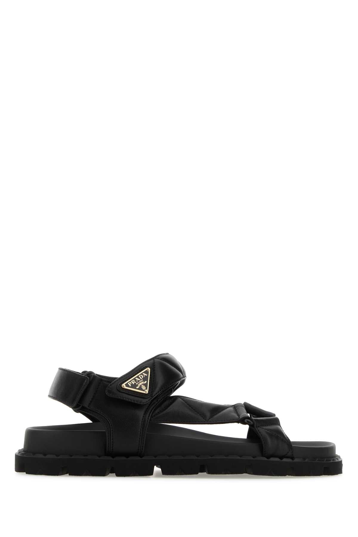 PRADA Nappa Leather Mini Sandals for Women