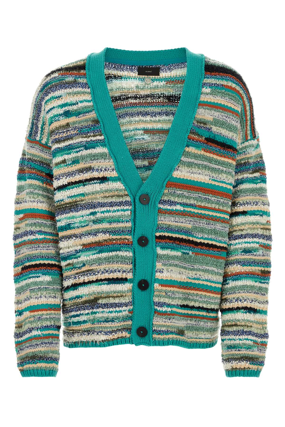 ALANUI Embroidered Cotton Blend Cardigan for Men