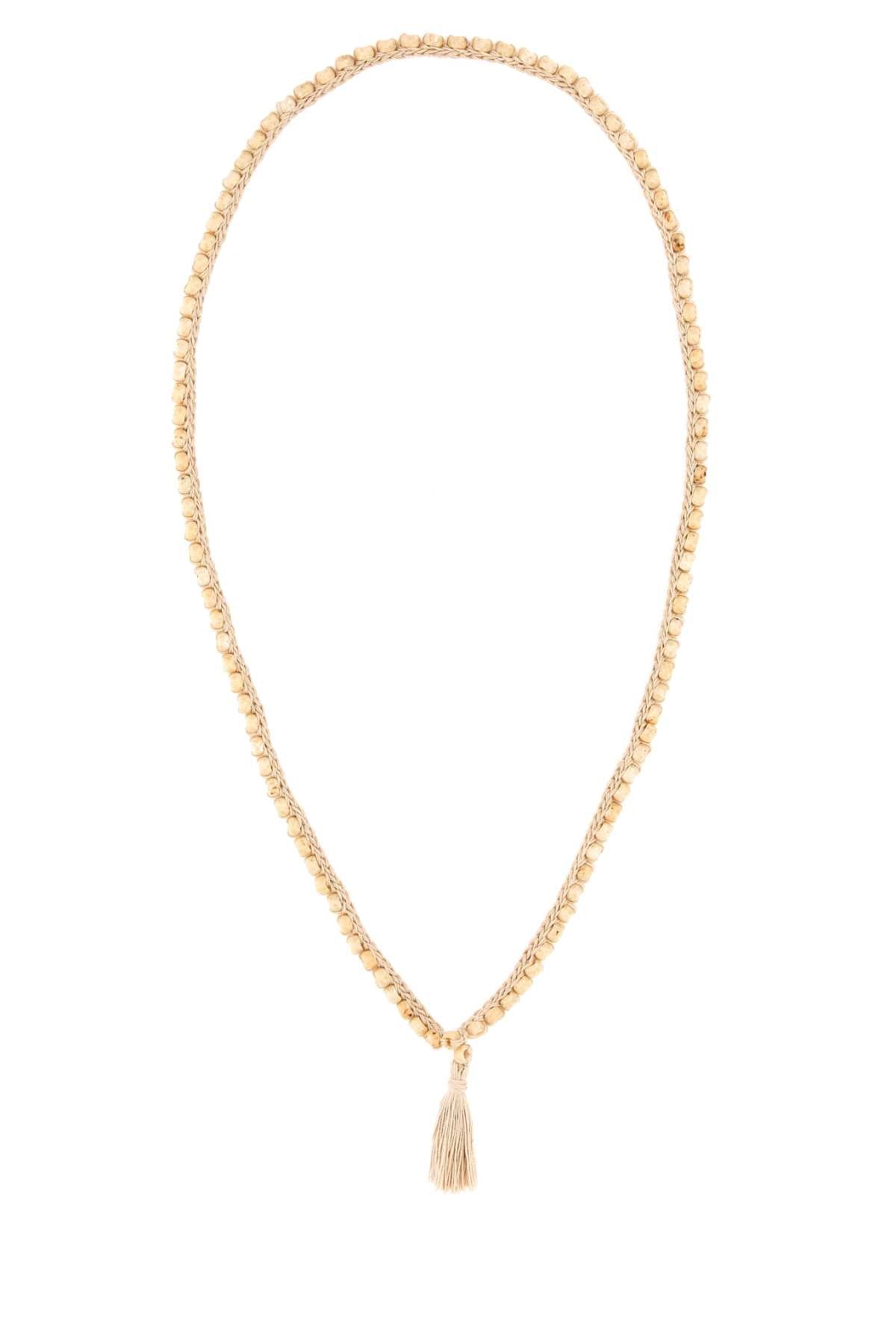 ALANUI Embellished Crochet Necklace