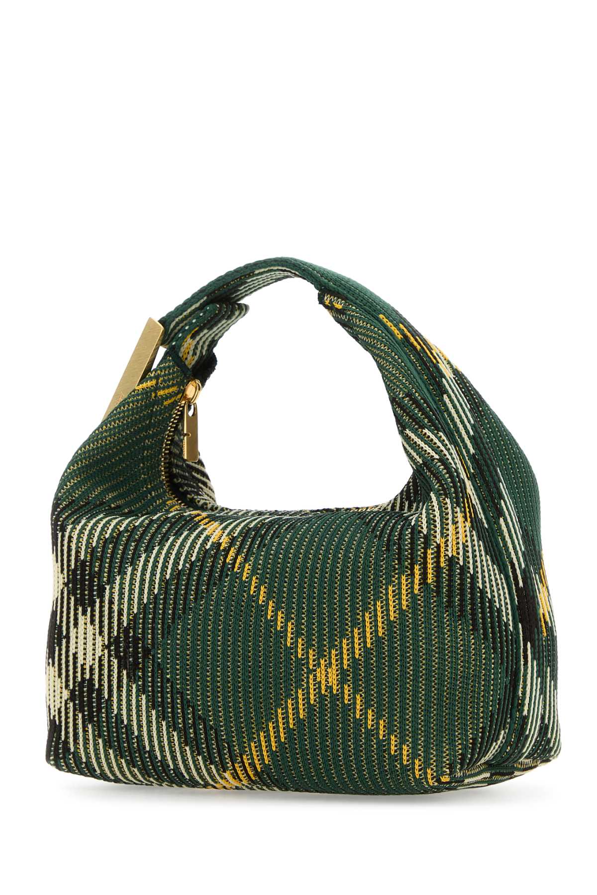 BURBERRY Embroidered Mini Peg Handbag