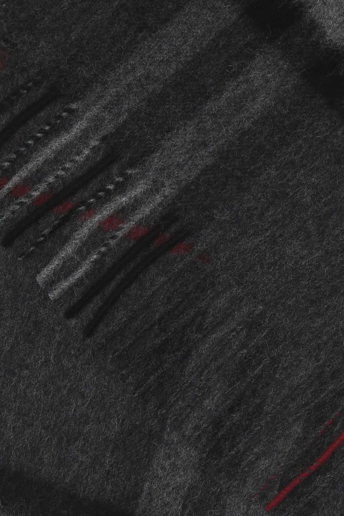 BURBERRY Embroidered Cashmere Scarf - 168 cm x 30 cm