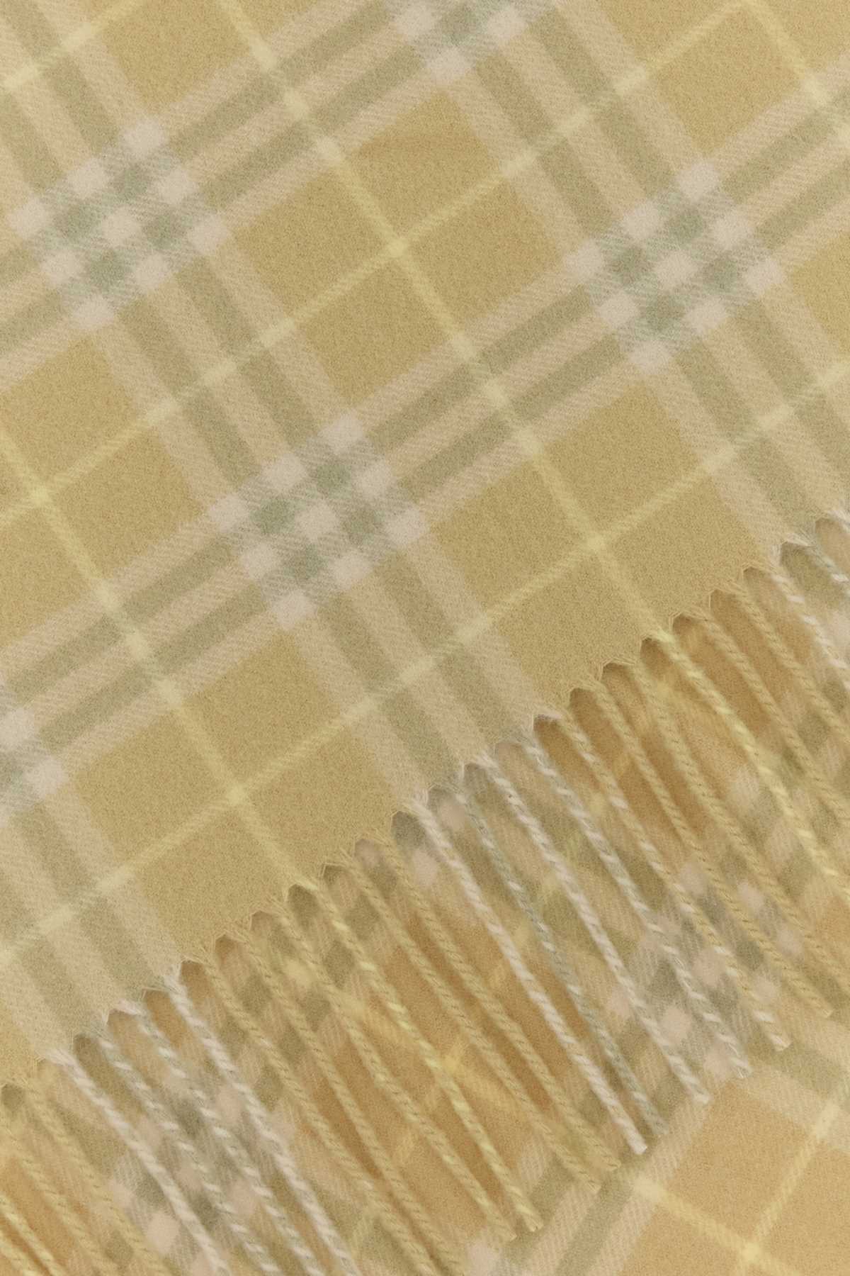 BURBERRY Embroidered Cashmere Scarf 155 cm x 30 cm