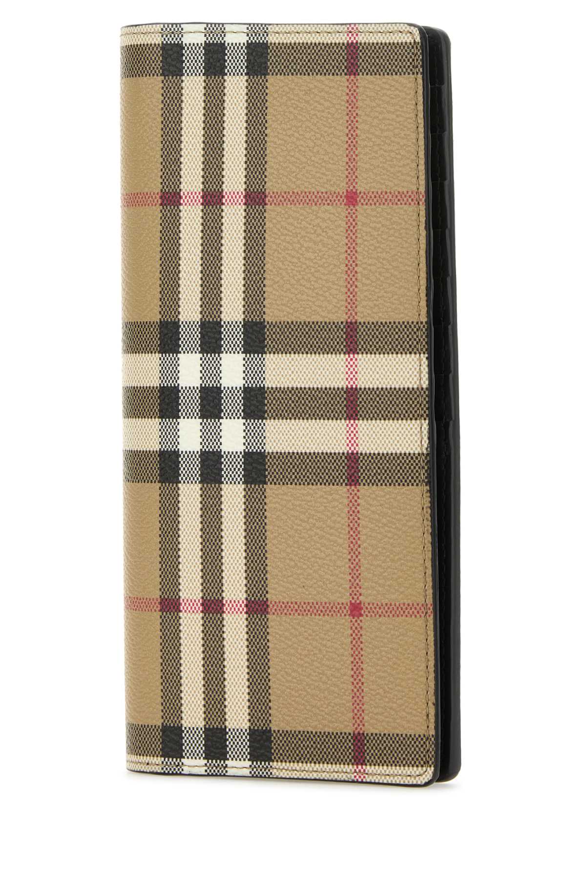 BURBERRY Stylish Printed Canvas Wallet - 18.5 cm x 10 cm x 2.5 cm