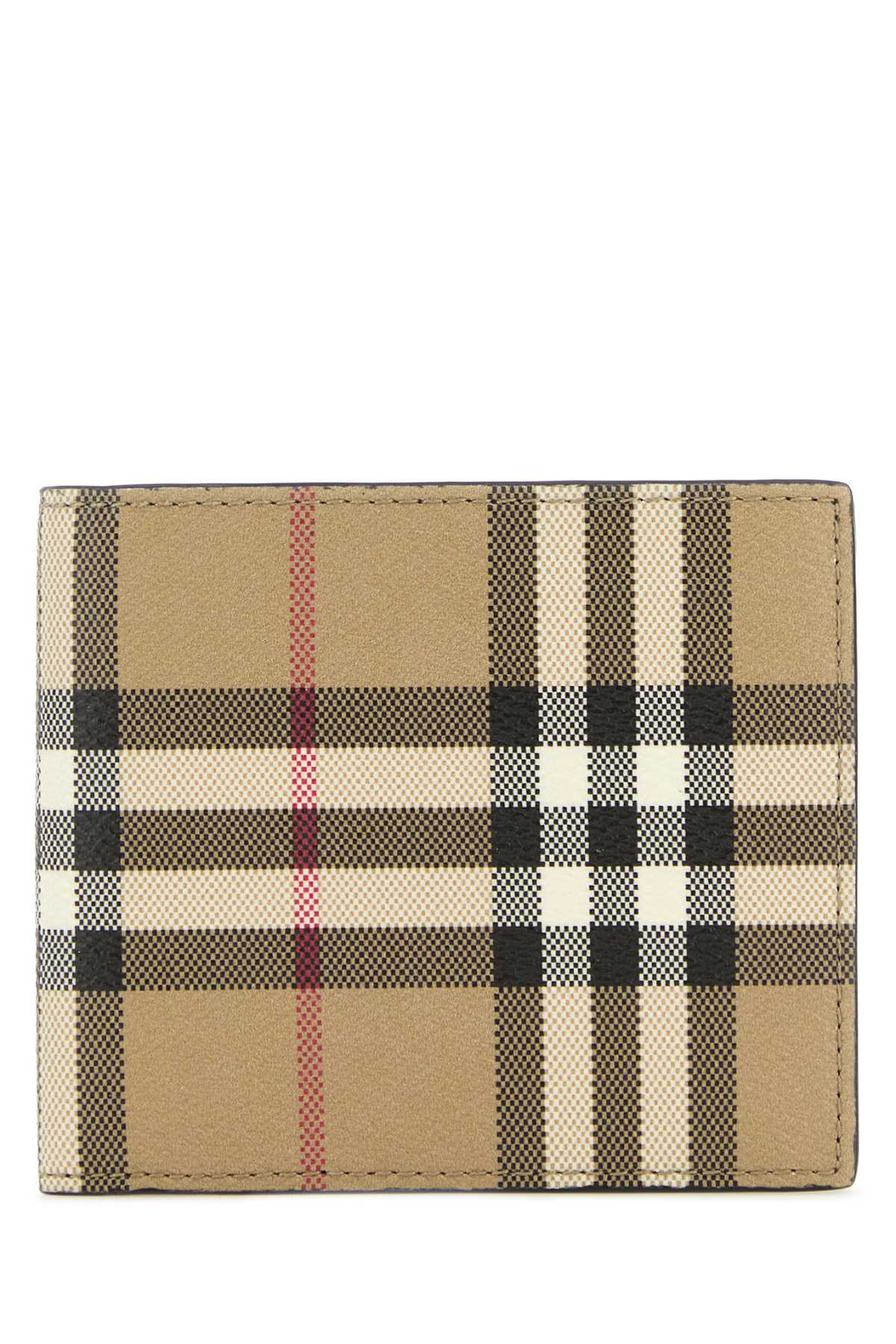 BURBERRY Printed Canvas Mini Wallet - 11.5 x 9.5 cm