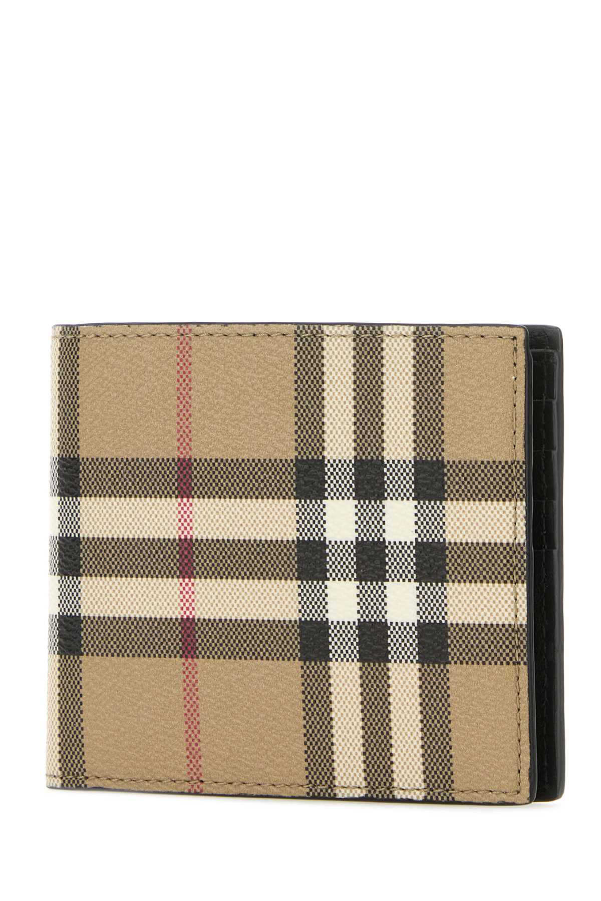 BURBERRY Printed Canvas Mini Wallet - 11.5 x 9.5 cm