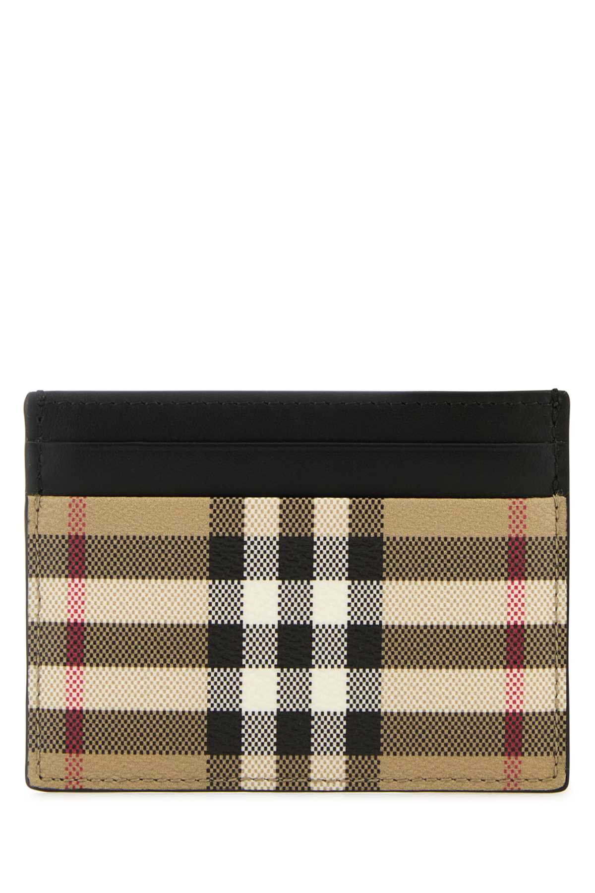 BURBERRY Mini Printed Canvas Card Holder