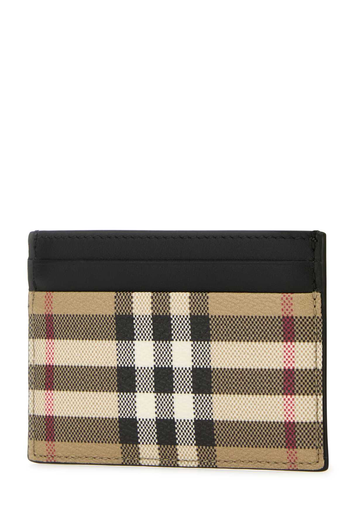 BURBERRY Mini Printed Canvas Card Holder