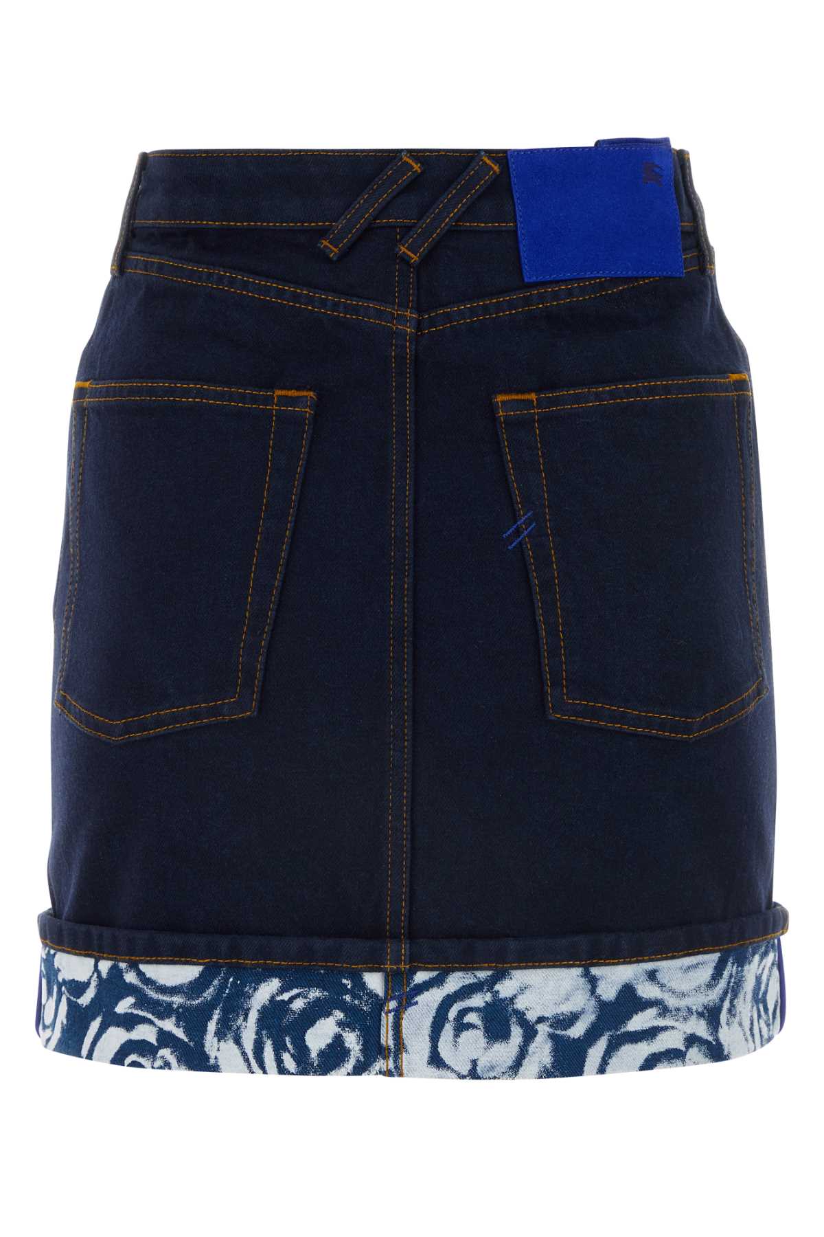 BURBERRY Chic Denim Mini Skirt for Women