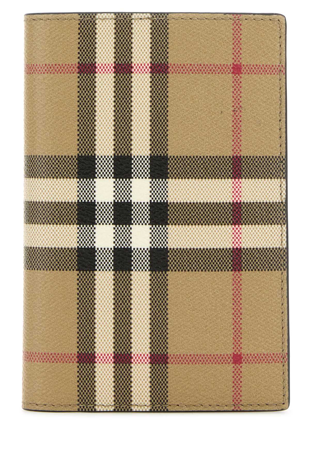 BURBERRY Printed Canvas Wallet - 10 cm x 14 cm x 2 cm