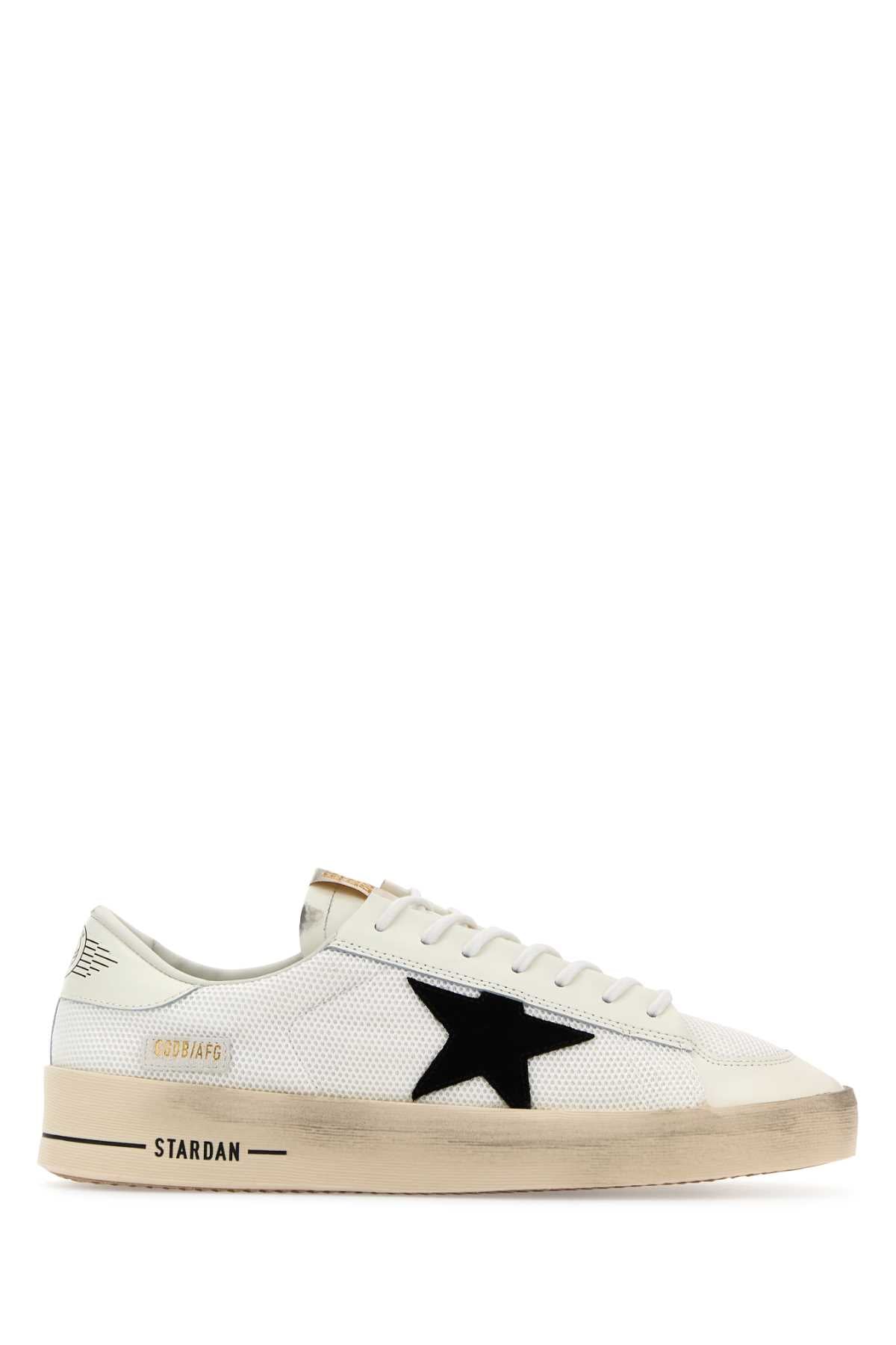 GOLDEN GOOSE DELUXE BRAND Multicolor Leather and Mesh Stardan Sneakers for Men