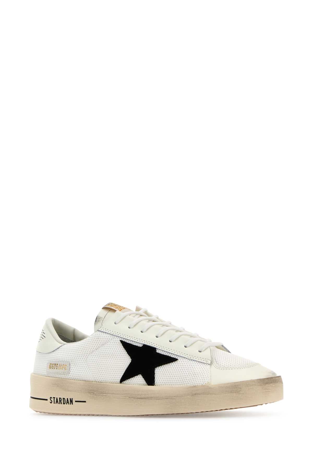 GOLDEN GOOSE DELUXE BRAND Multicolor Leather and Mesh Stardan Sneakers for Men