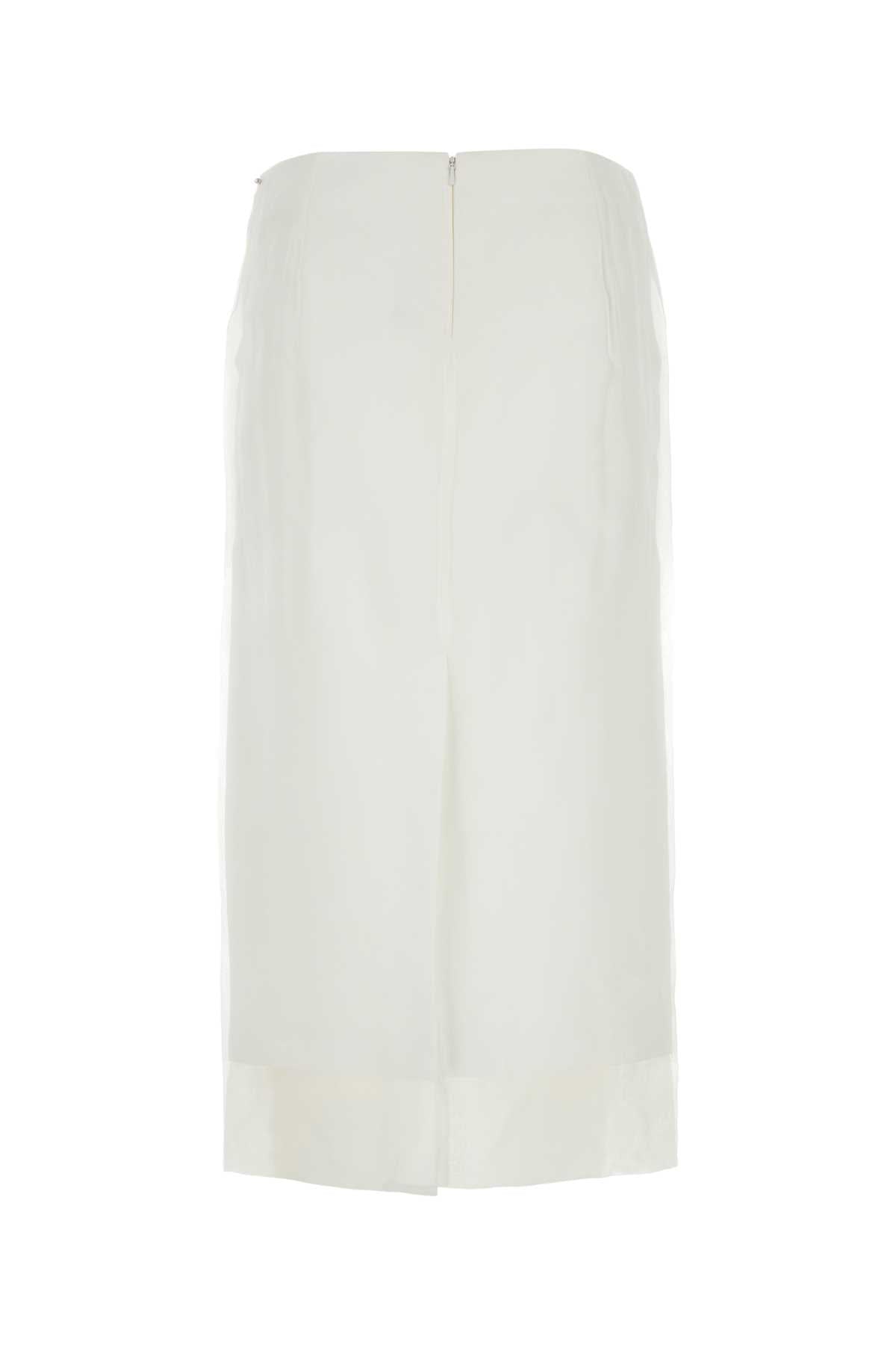 SPORTMAX Silk Aceti Skirt