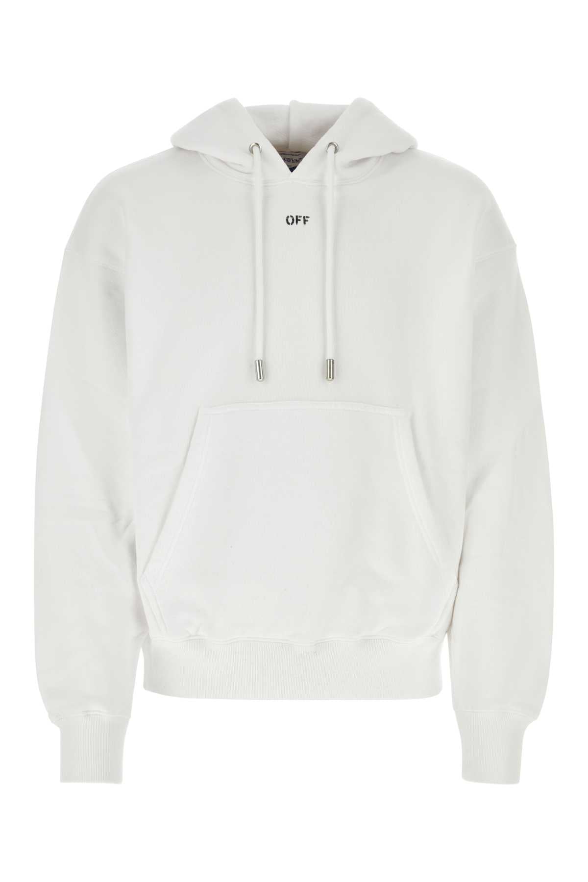 OFF WHITE Classic Cotton Sweatshirt for Men - FW24 Collection