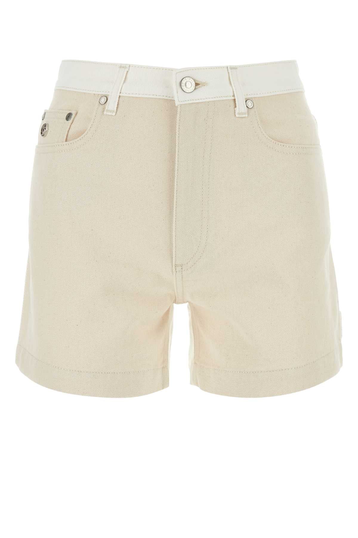 STELLA McCARTNEY Chic Two-tone Denim Shorts for Women