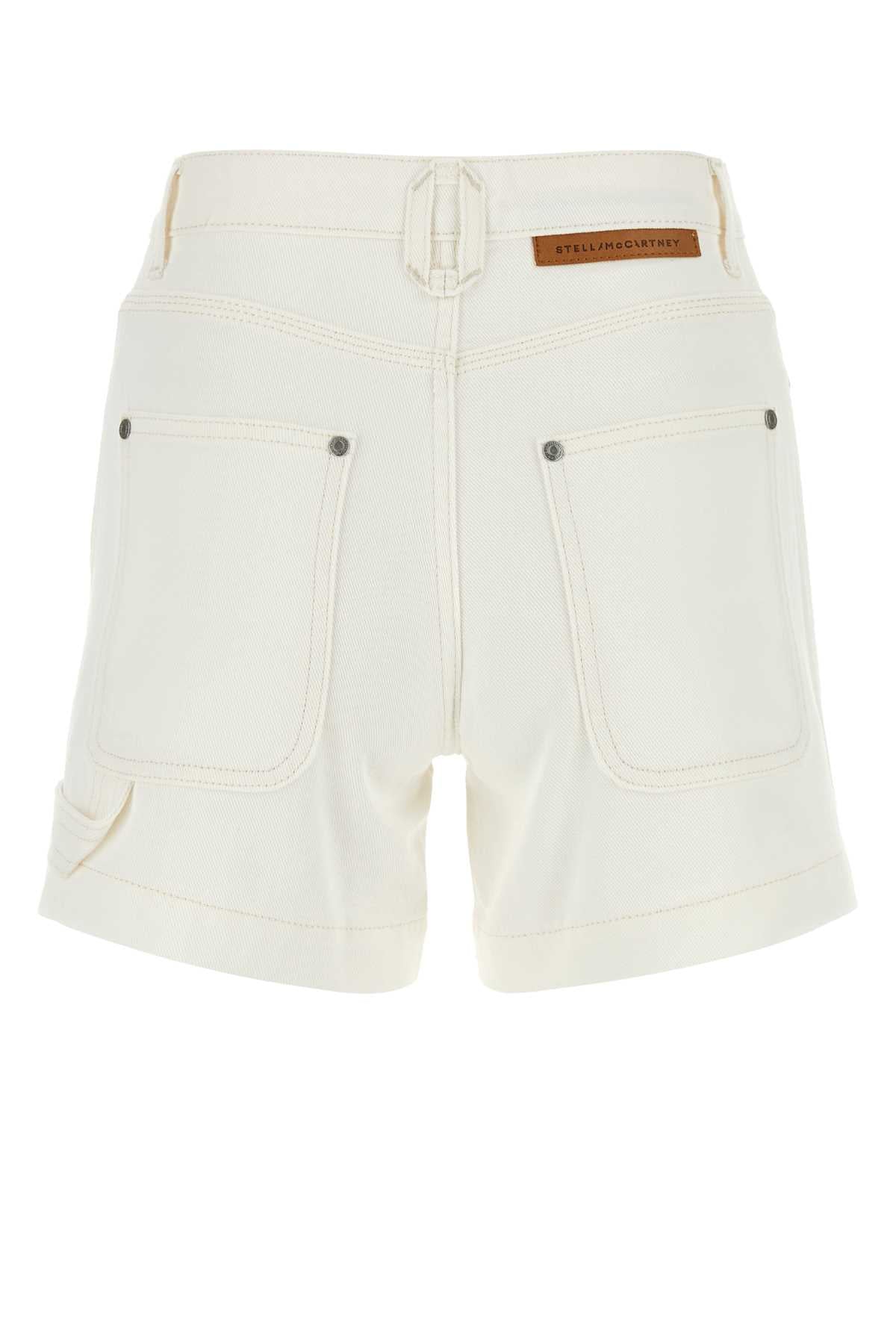 STELLA McCARTNEY Chic Two-tone Denim Shorts for Women