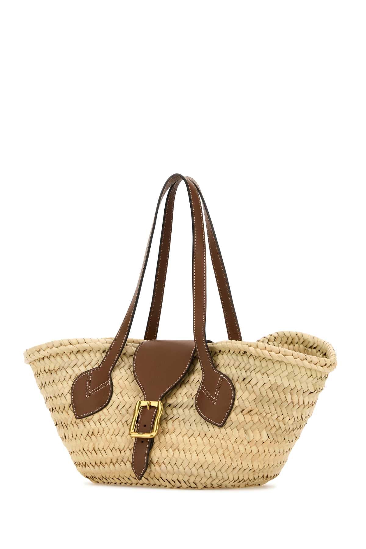 J&M DAVIDSON Mini Straw Shopping Handbag - Perfect for SS24