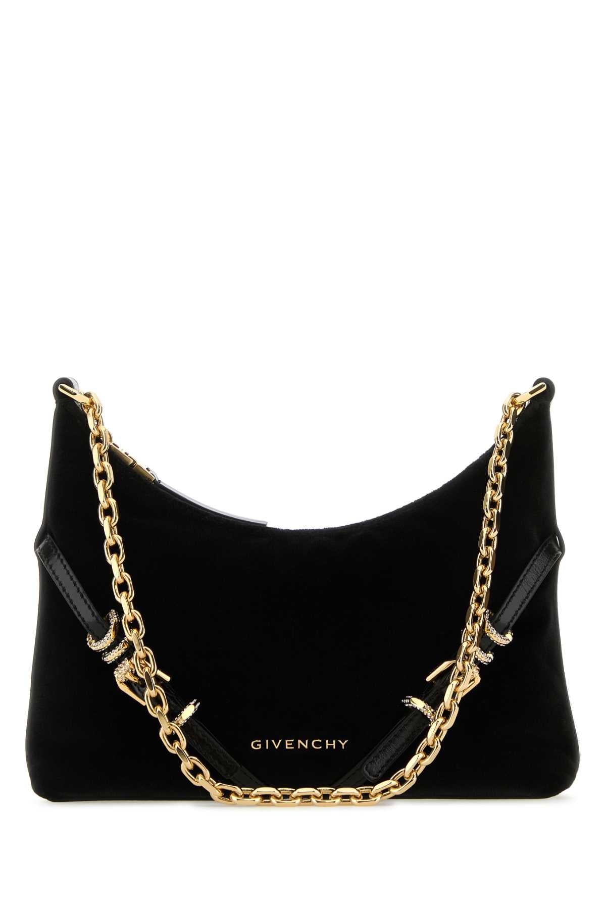 GIVENCHY Mini Velvet Voyou Party Shoulder Handbag