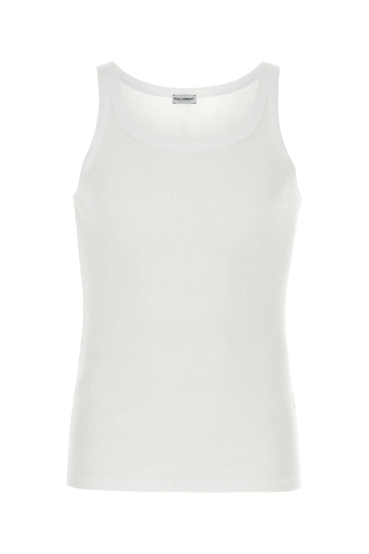 DOLCE & GABBANA Cotton Marcello Tank Top for Men - SS26