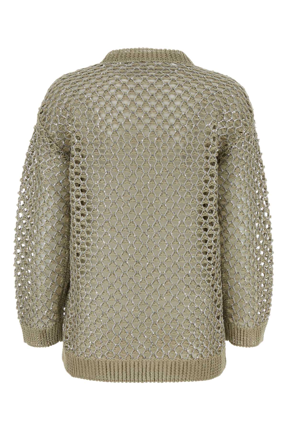 VALENTINO GARAVANI Embellished Crochet Sweater