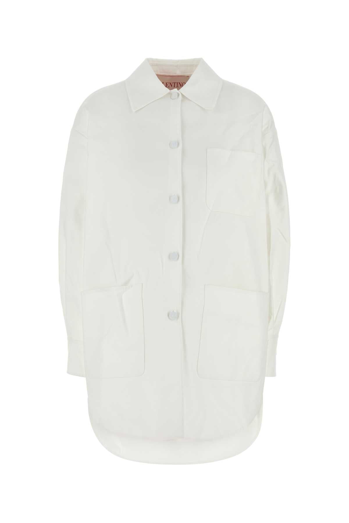 VALENTINO GARAVANI Oversize Cotton Blend Jacket for Women