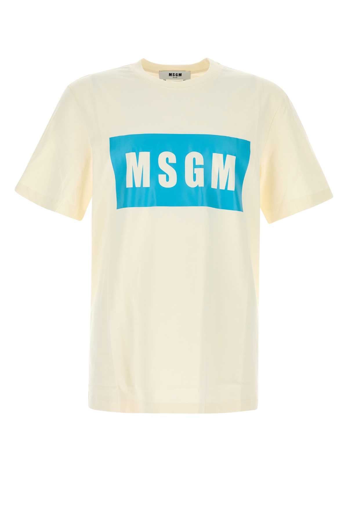 MSGM Cotton T-Shirt for Men - Effortless Style