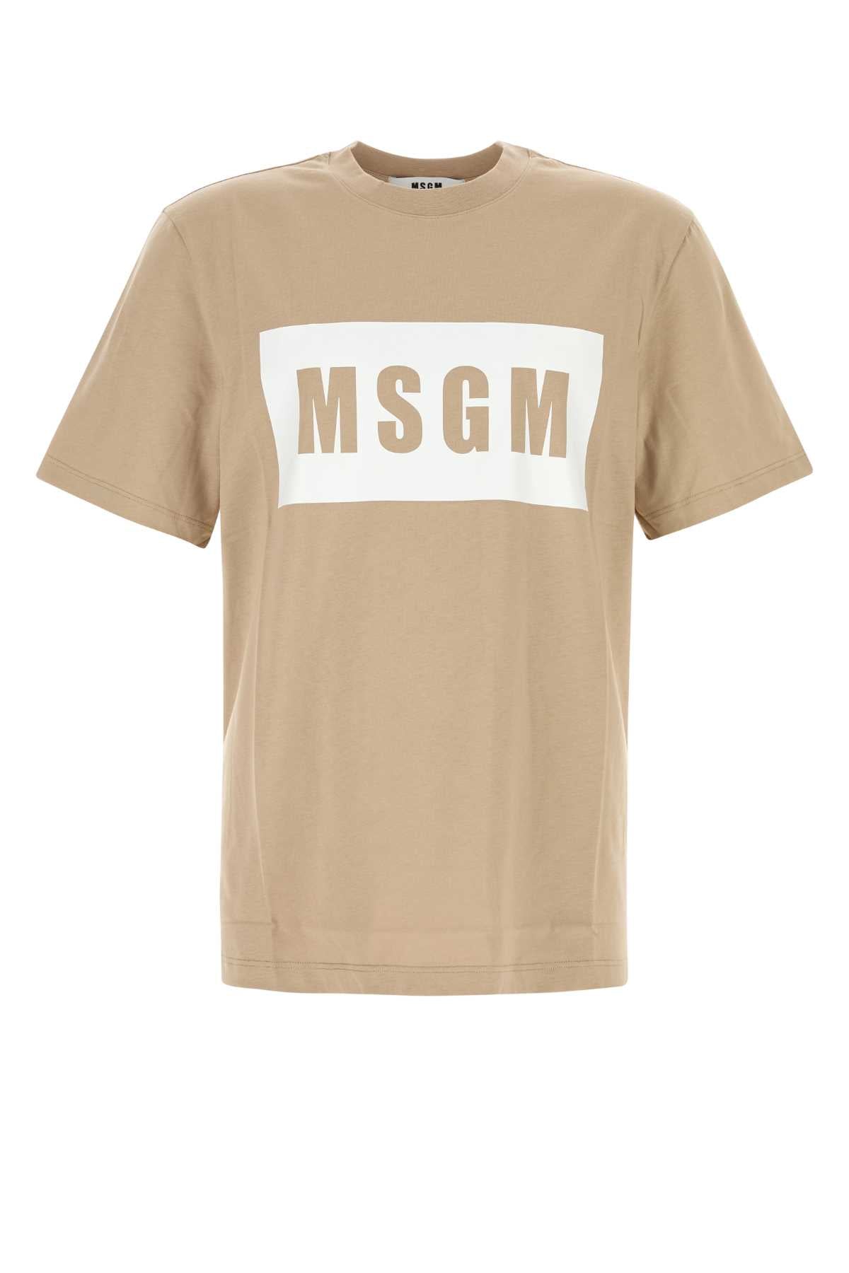 MSGM Cotton T-Shirt for Men - SS24 Collection