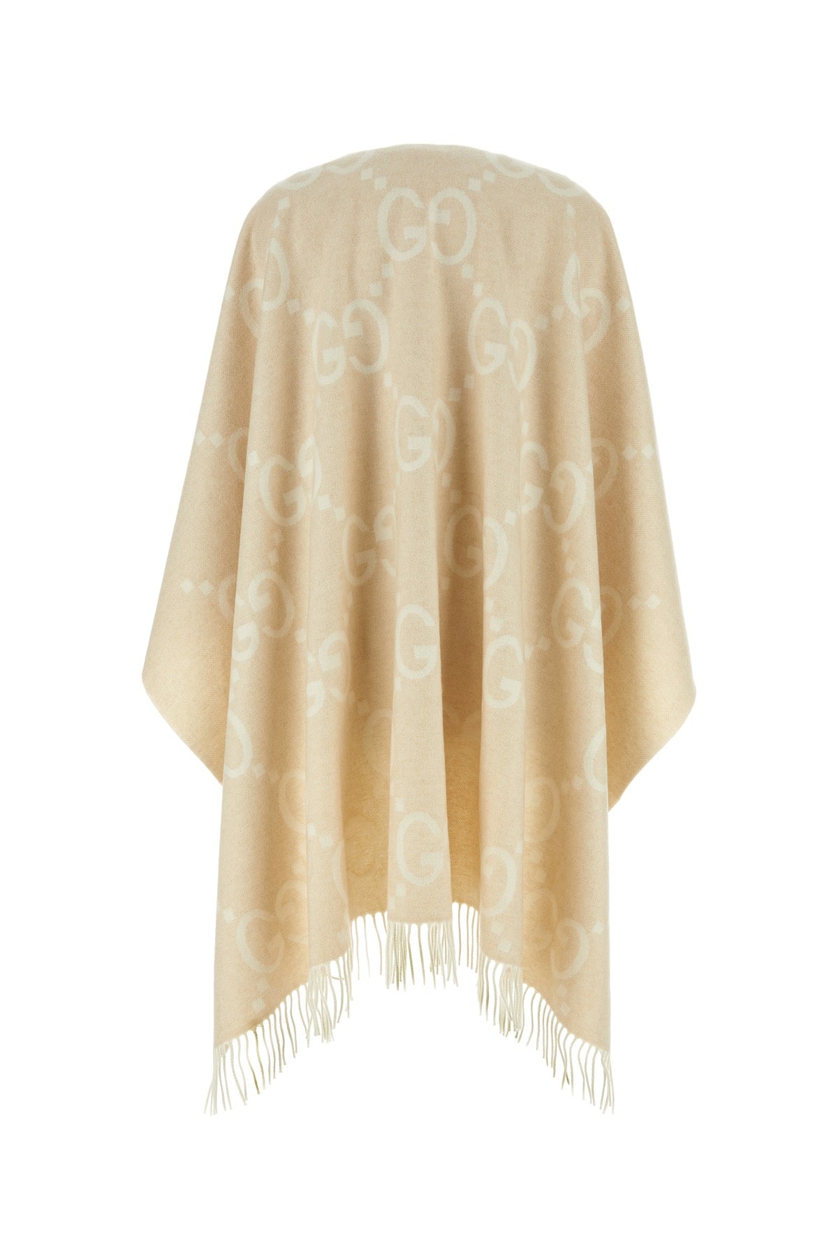 GUCCI Embroidered Cashmere Reversible Cape