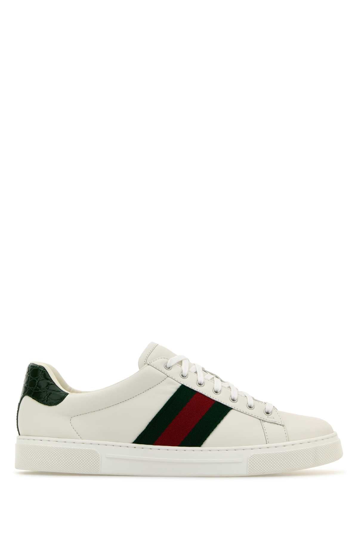 GUCCI Luxurious Leather Ace Sneakers for Men