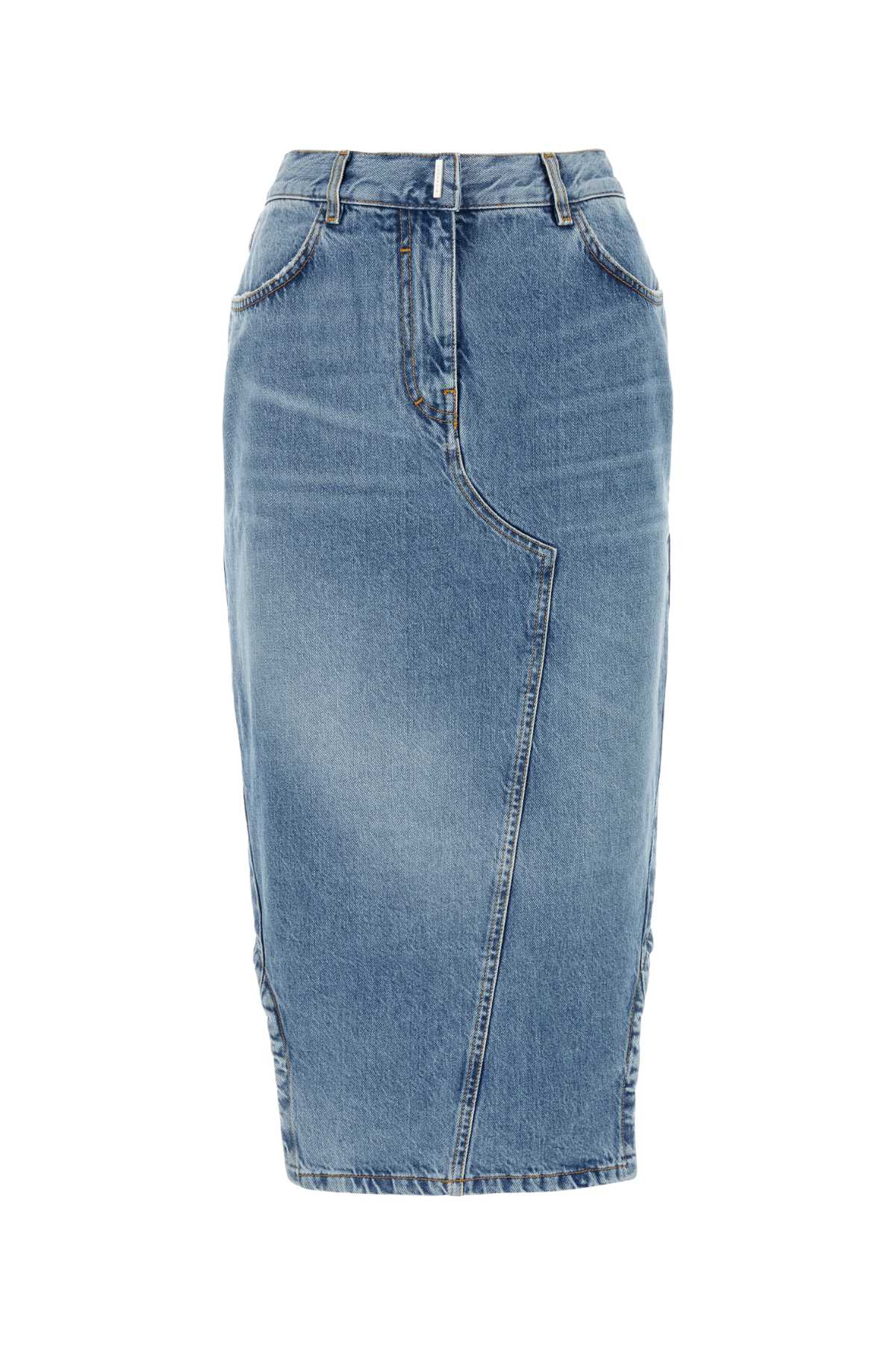 GIVENCHY Chic Denim Midi Skirt for Women