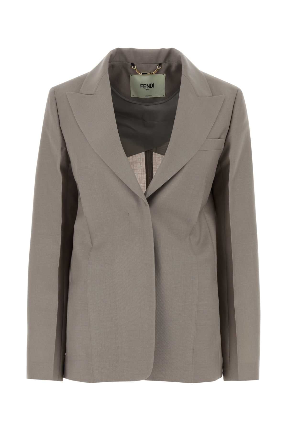 FENDI Mohair Blend Blazer for Women