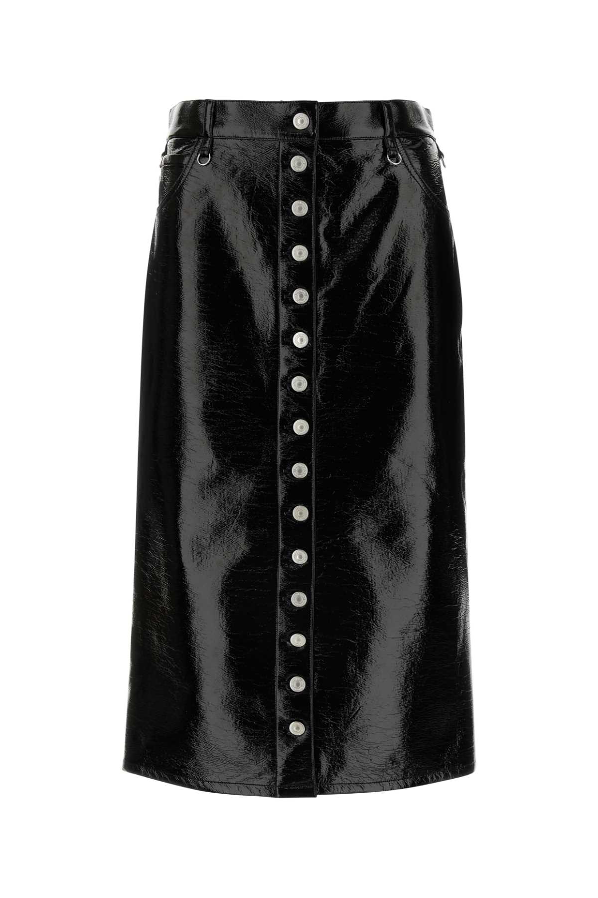 COURREGES Elegant Vinyl Mini Skirt