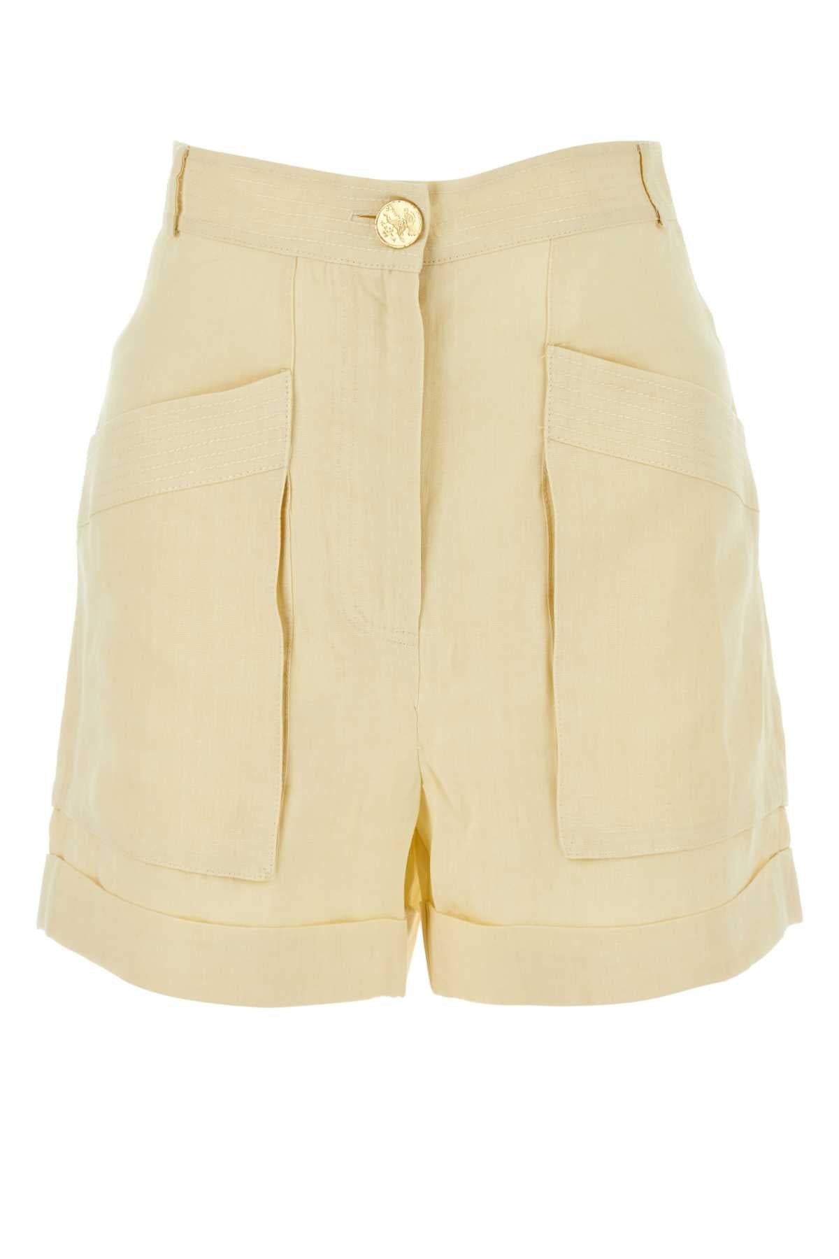 LE KASHA Mini Linen Ashraf Shorts for Women