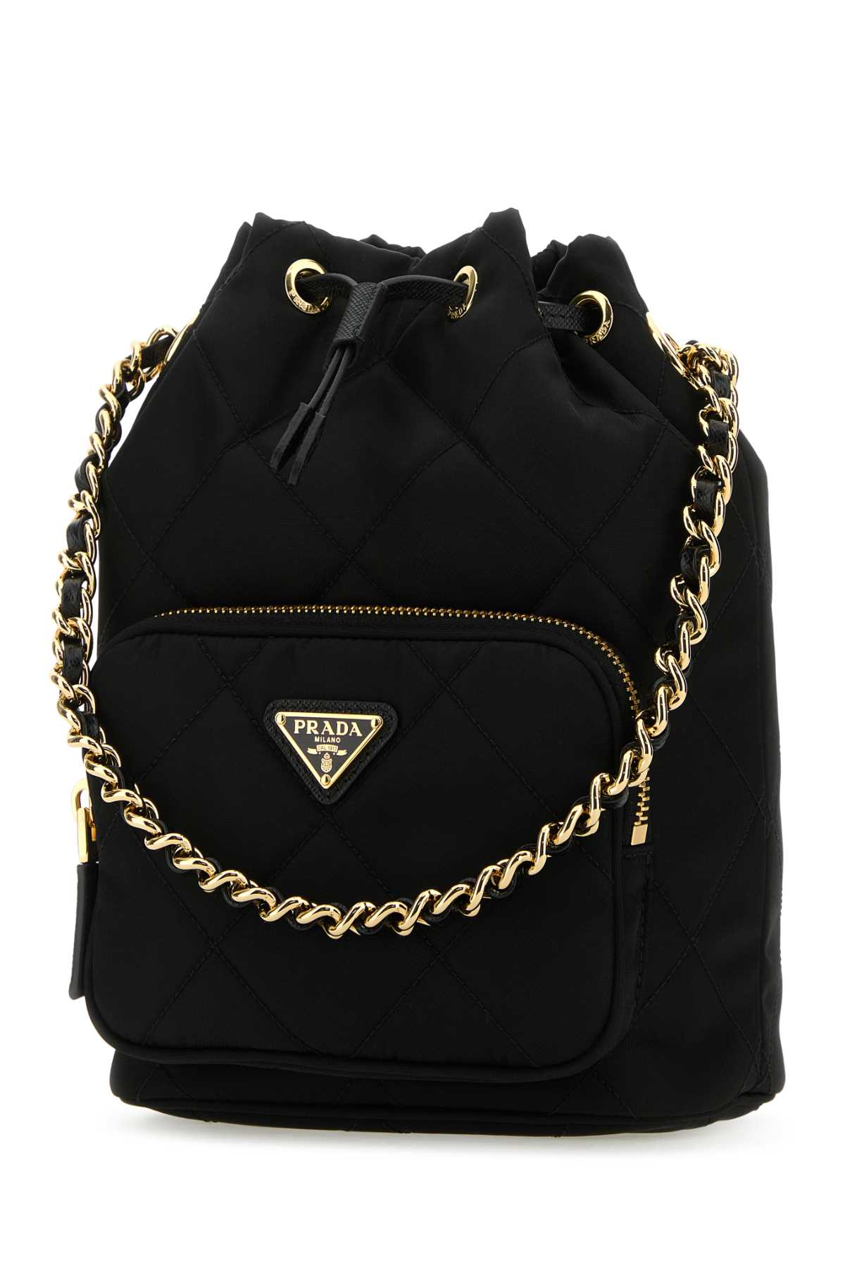 PRADA Re-Nylon Mini Bucket Handbag - Sleek and Sustainable