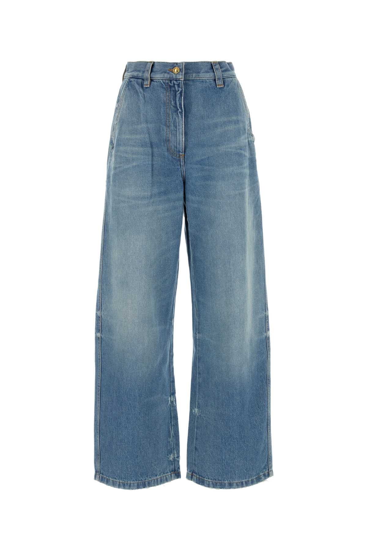PALM ANGELS Wide-Leg Denim Jeans for Women