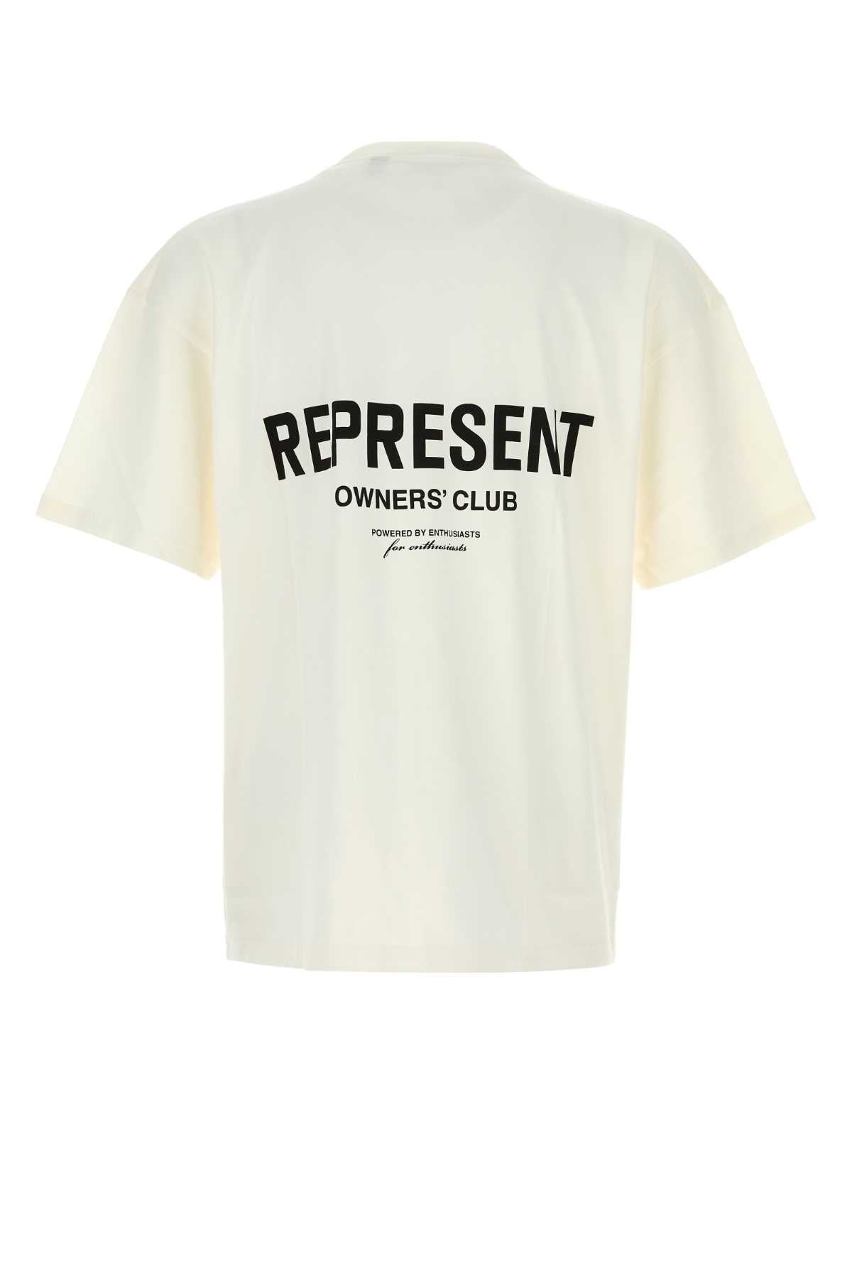 REPRESENT Owners Club Cotton T-Shirt for Men