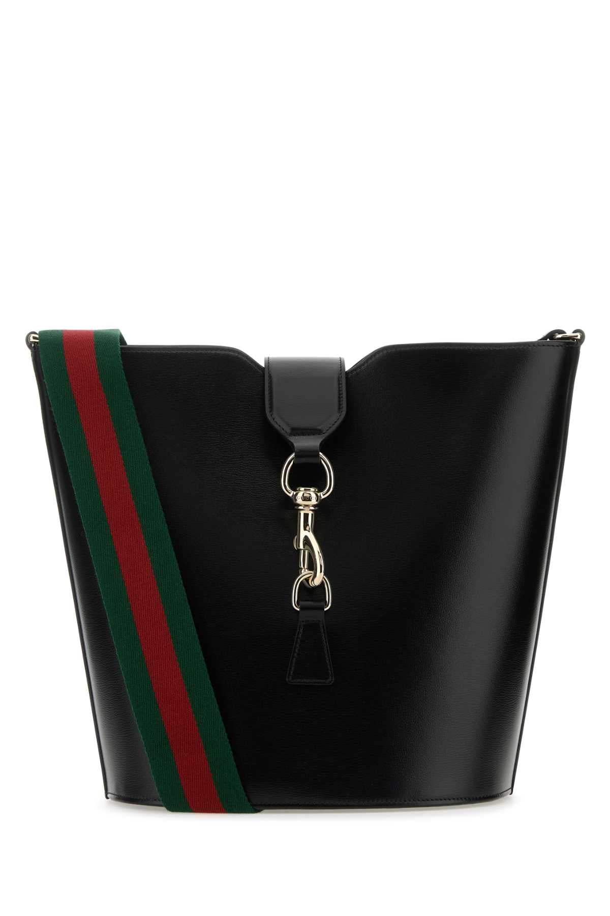 GUCCI Mini Leather Bucket Handbag