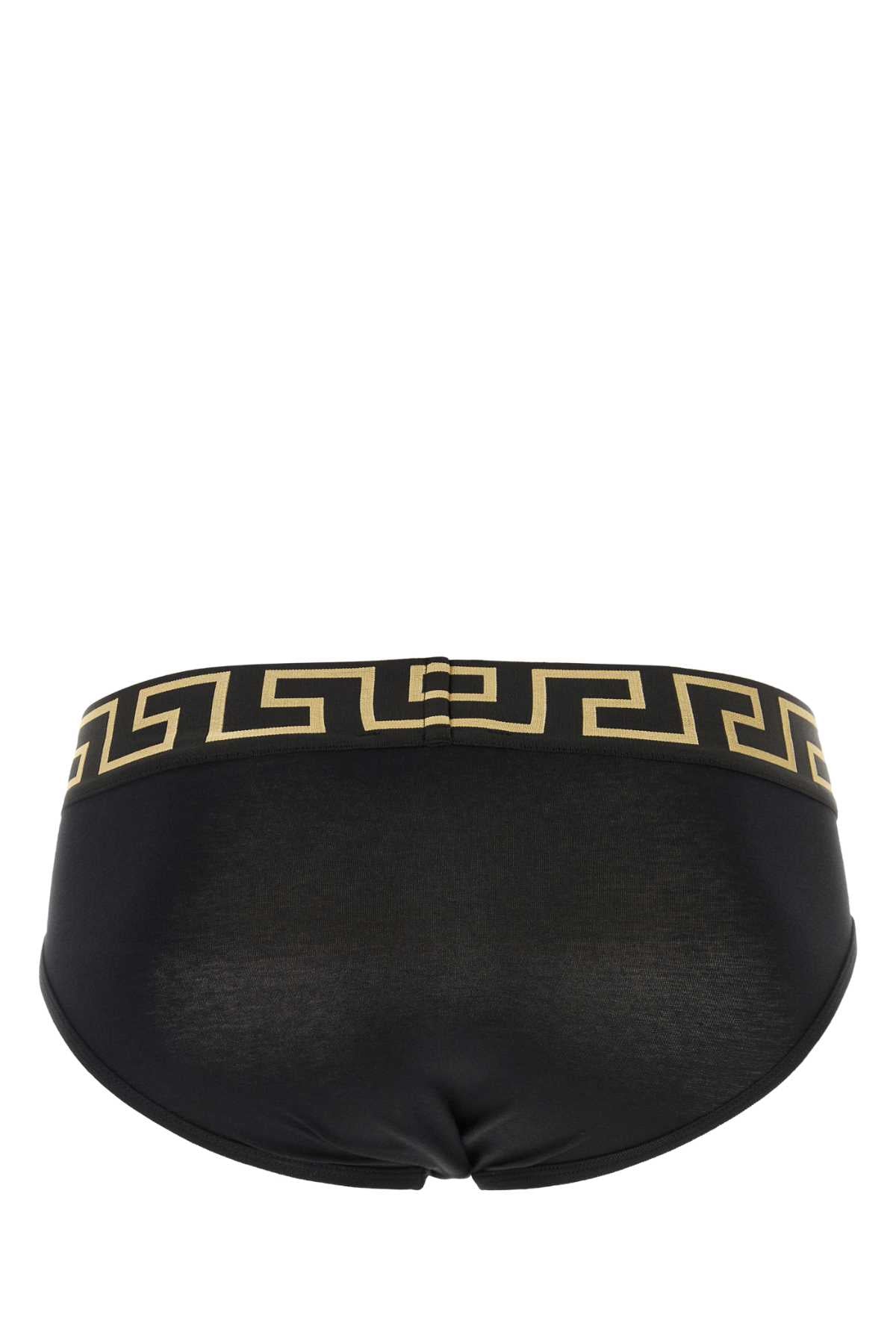 VERSACE Stretch Cotton Briefs for Men - FW25 Collection