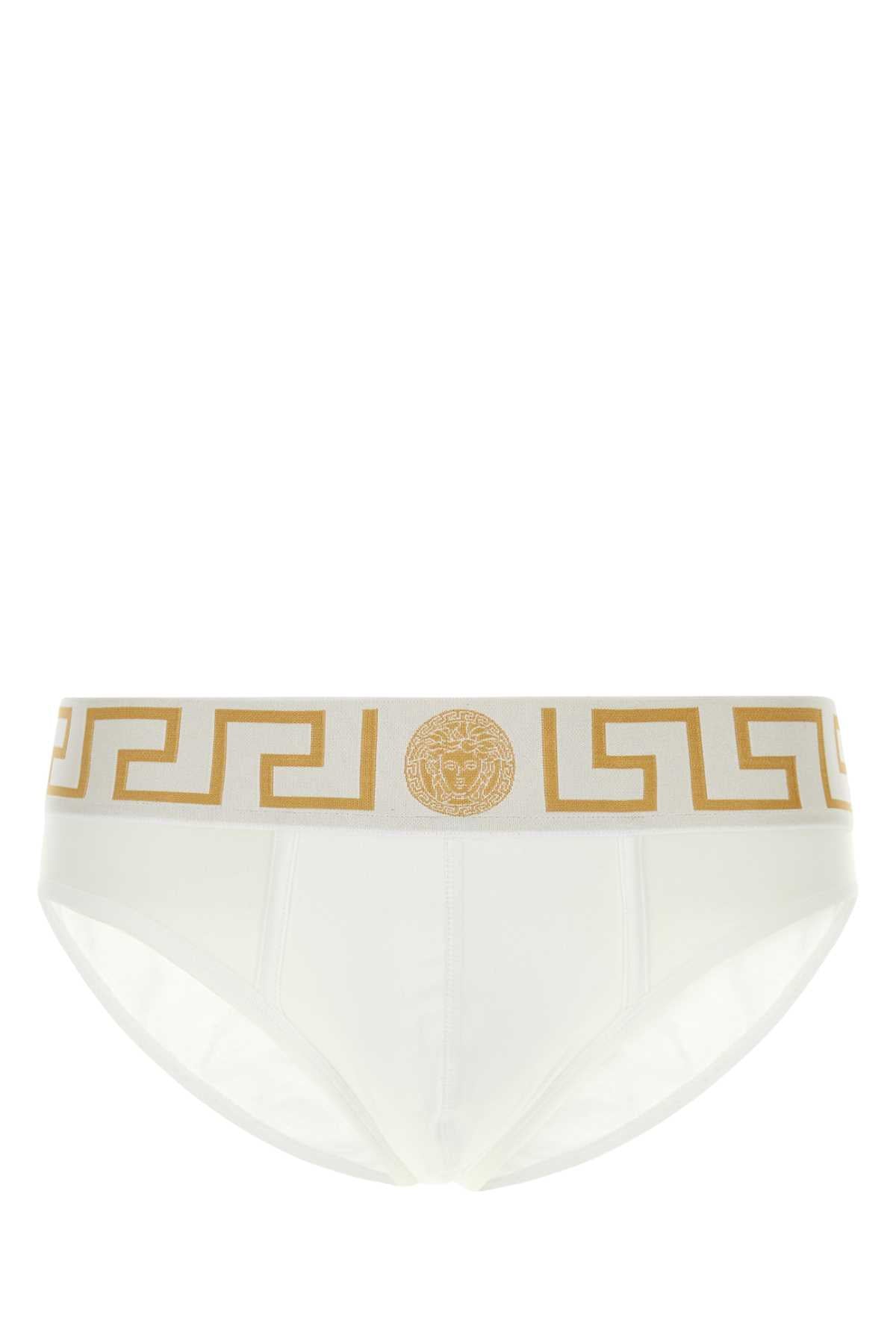 VERSACE Stretch Cotton Brief for Men - FW25 Collection