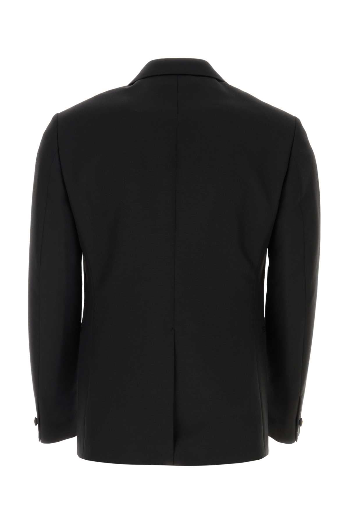 VERSACE Sophisticated Wool Blend Blazer for Man - Perfect for Fall 2024