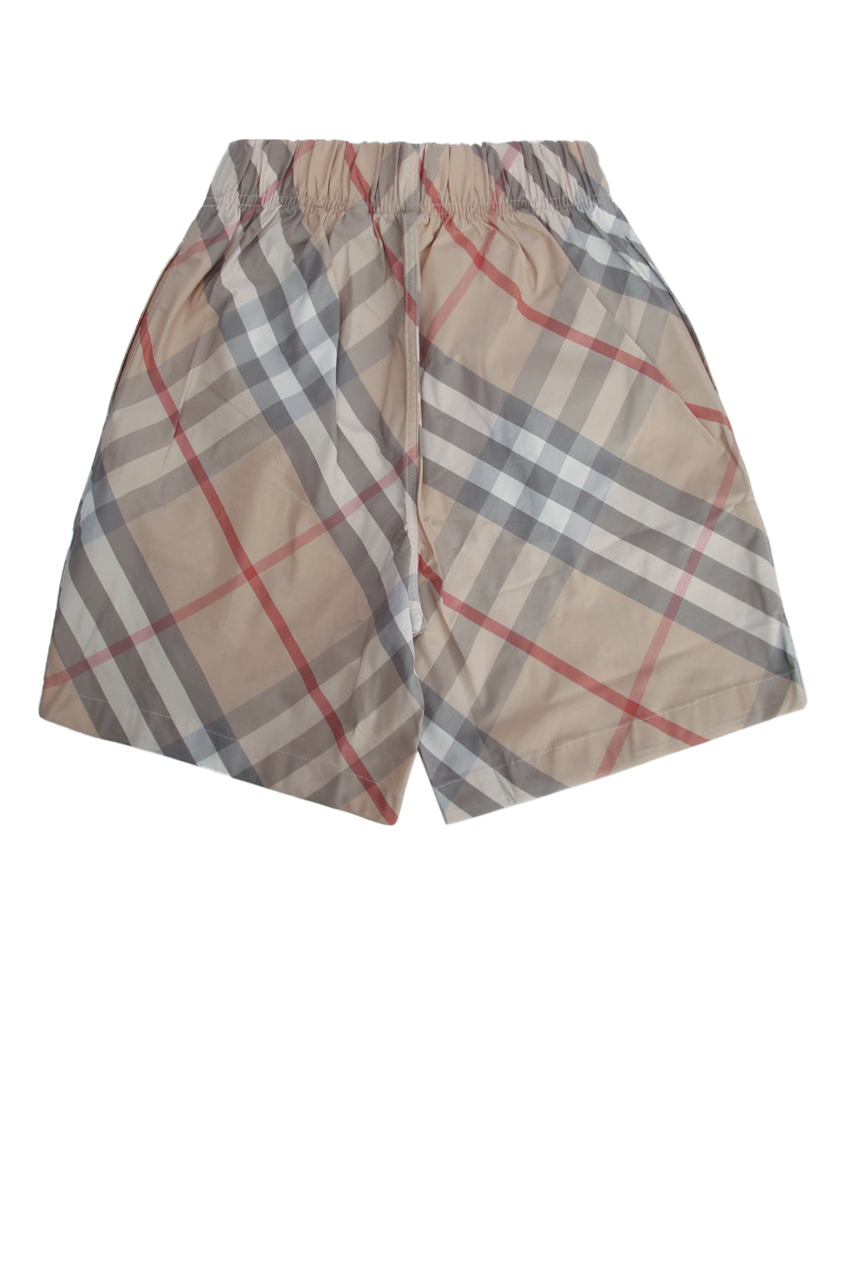 BURBERRY JR Kids' Mini Checked Fabric Shorts