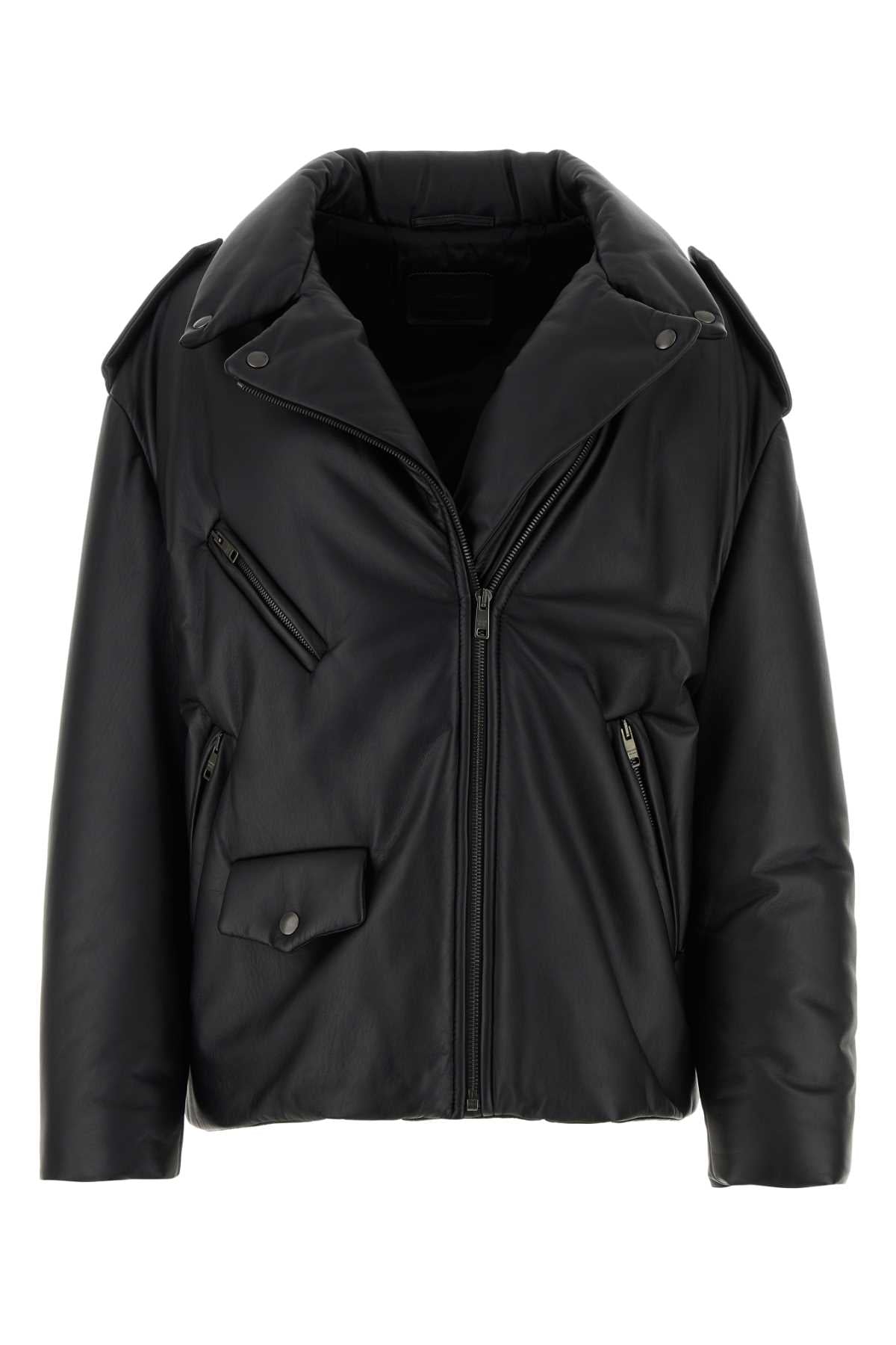 PRADA Padded Leather Jacket for Women