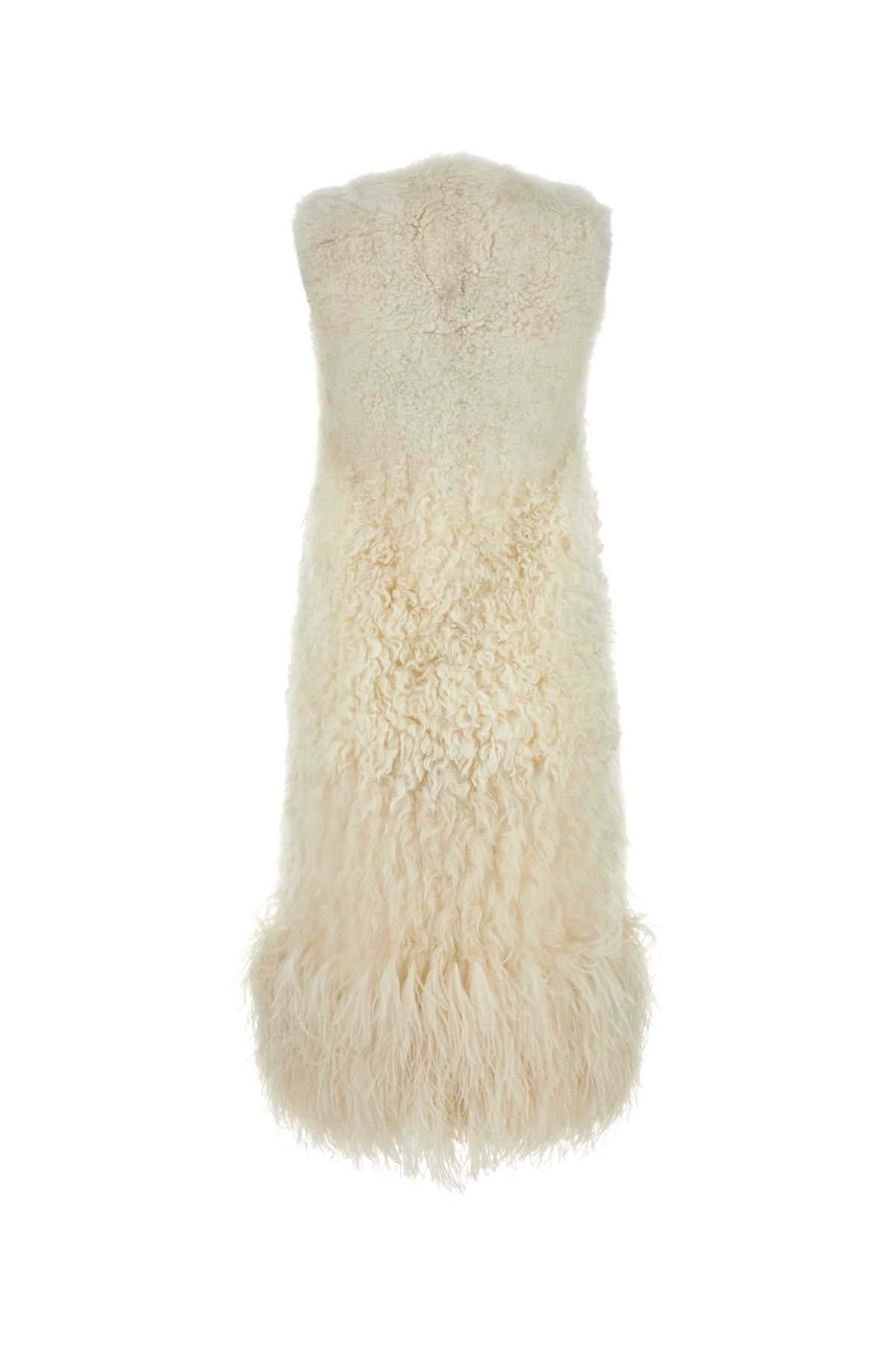 PRADA Sleeveless Fur Jacket