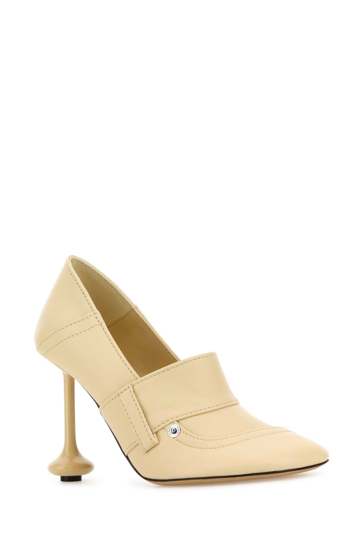 LOEWE Mini Leather Toy Pumps with 9 cm Heel Height