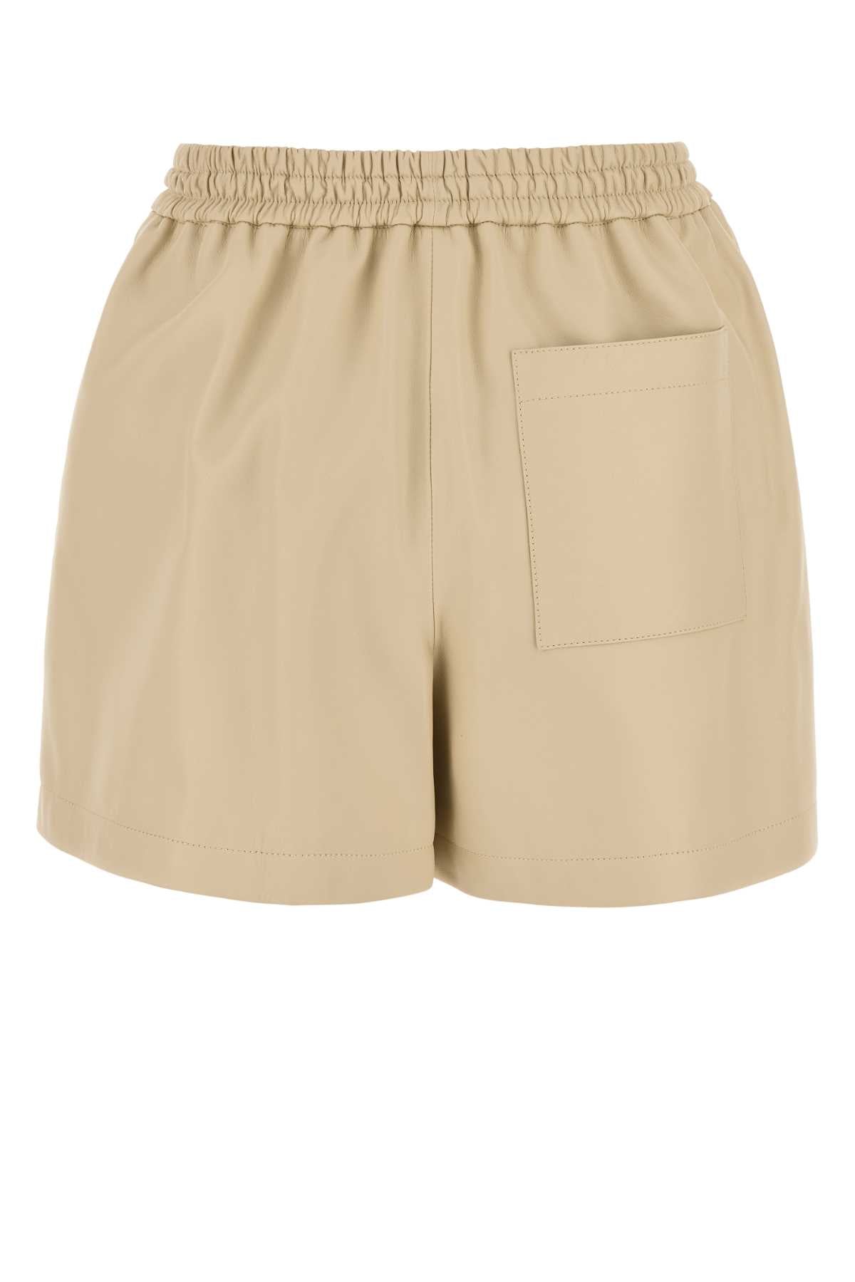 LOEWE Mini Leather Shorts
