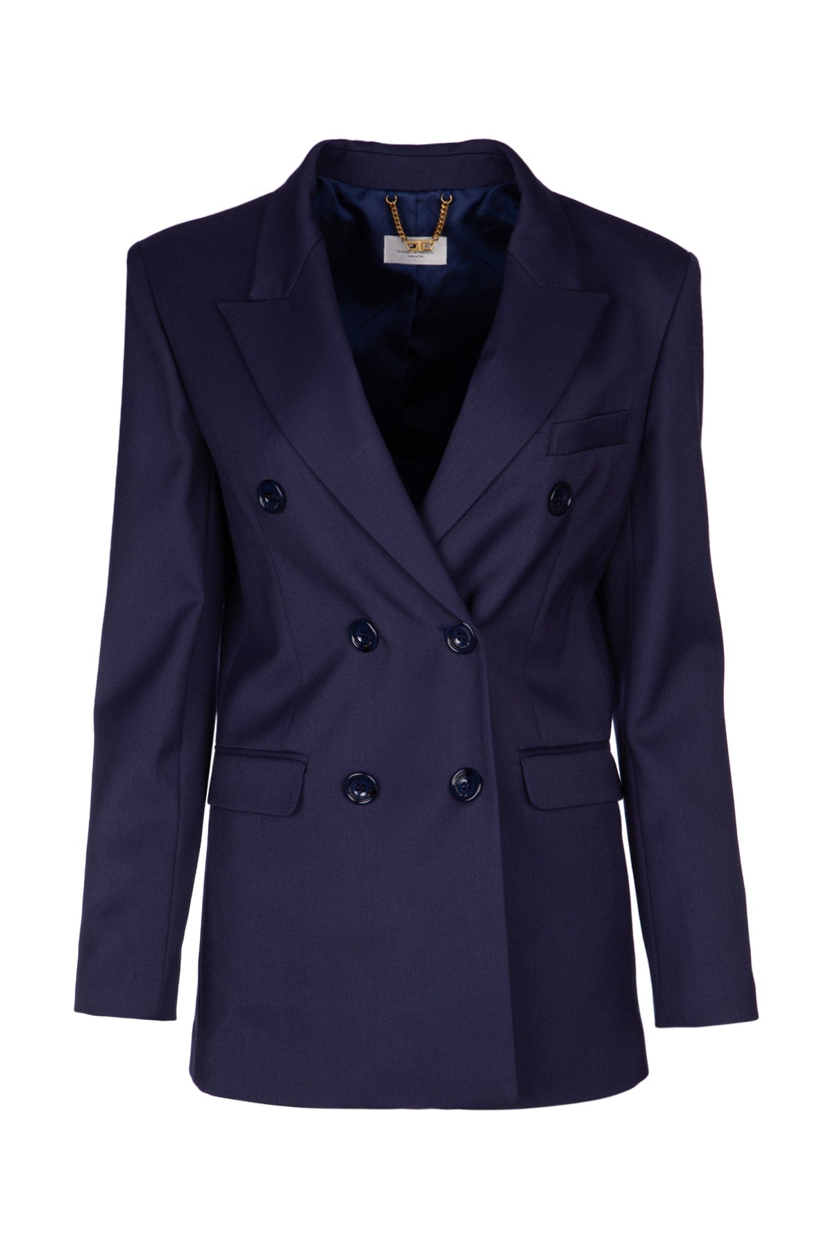 ELISABETTA FRANCHI Double-Breasted Chic Blazer for Women