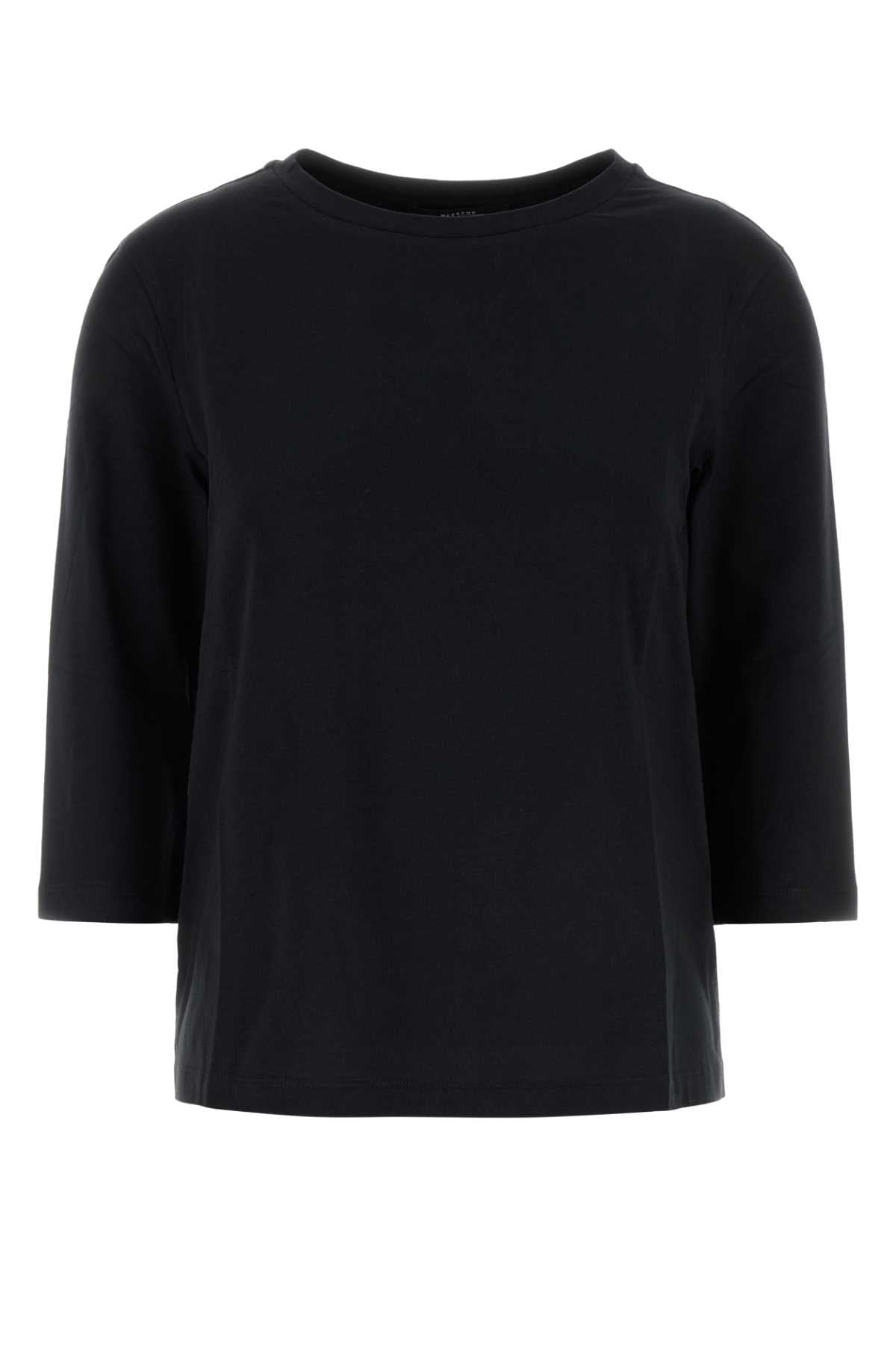 WEEKEND Black Stretch Cotton Multia T-Shirt - Size Options Available